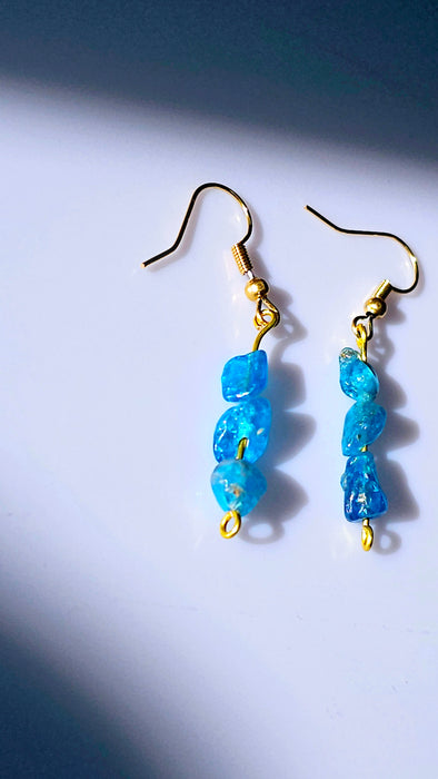 Apatite Earrings - December Birthstone Magic!