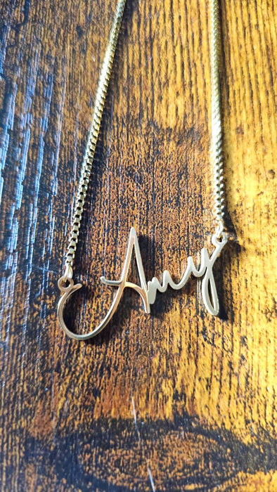 Cursive Custom Name Necklace - Perfect Gift for Her