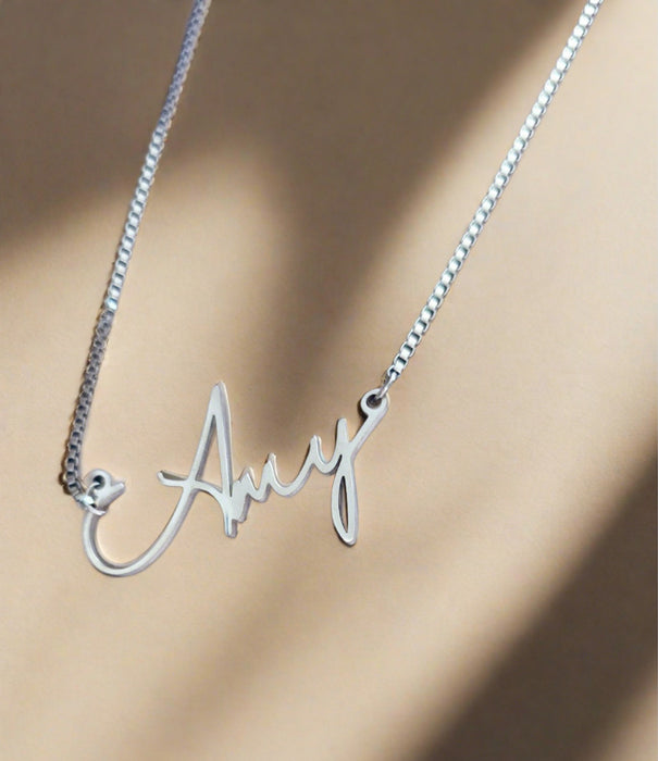Cursive Custom Name Necklace - Perfect Gift for Her