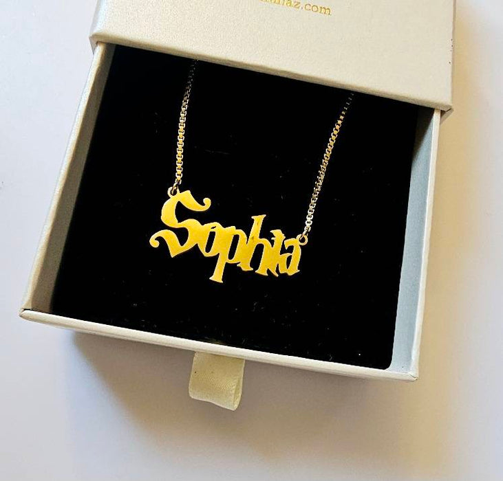 Bold Name Necklace