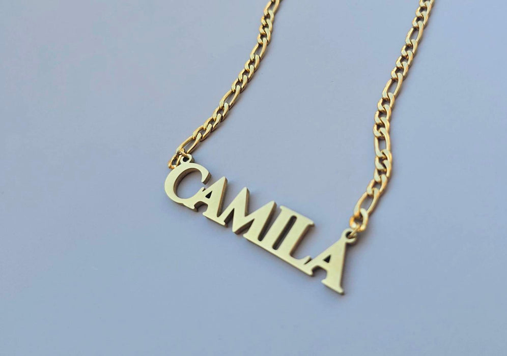 Figaro Cursive Name Necklace