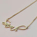 Minimalist Name Necklace - Personalized Necklace-Custom Name Necklace-Sairahaz Jewelers