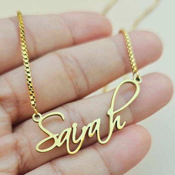 Minimalist Custom Name Necklace – Personalized Jewelry Gift