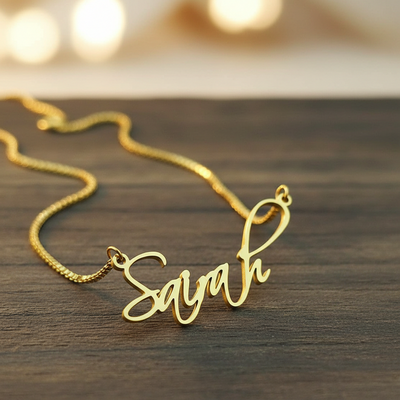 Minimalist Custom Name Necklace – Personalized Jewelry Gift