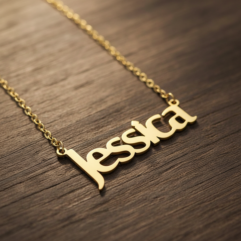 Exquisito Collar con Nombre Personalizado para Mujer – Joyería Personalizada de Primera Calidad