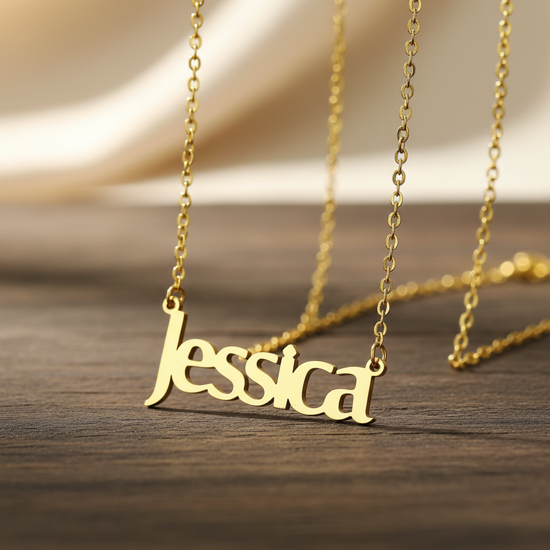 Exquisito Collar con Nombre Personalizado para Mujer – Joyería Personalizada de Primera Calidad