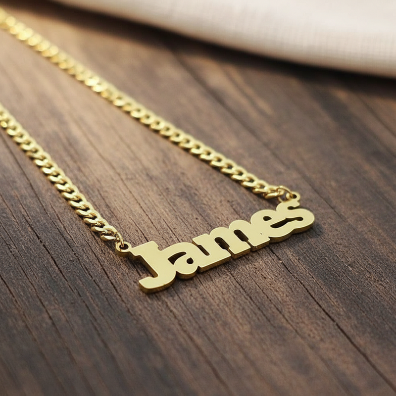 Bold Custom Name Necklace