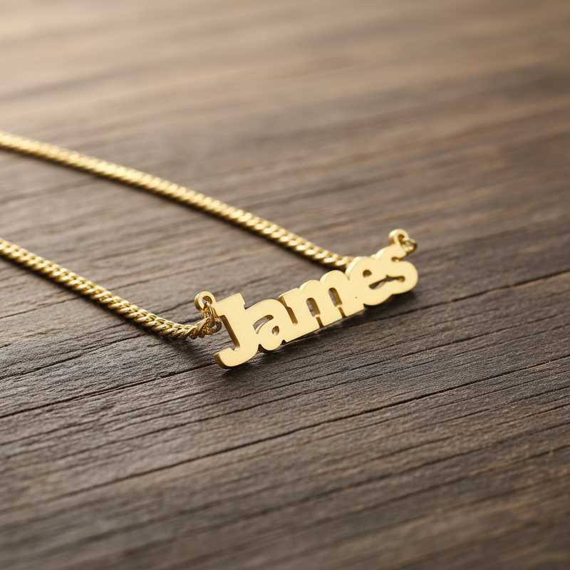 Bold Custom Name Necklace
