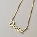 Bold Style Name Necklace-Custom Name Necklace-Sairahaz Jewelers