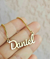 Bold Style Name Necklace - Sairahaz