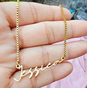 Tiny Summer Name Necklace – Personalized & Minimalist