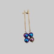 (Copy) Long Bar Freshwater Baroque Pearl Earrings-Pearl Earrings-Sairahaz Jewelers