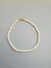 Real Pearl Necklace Choker Minimalist-Pearl Jewelry-Sairahaz Jewelers