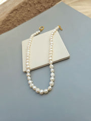 Real Pearl Necklace Choker Minimalist-Pearl Jewelry-Sairahaz Jewelers