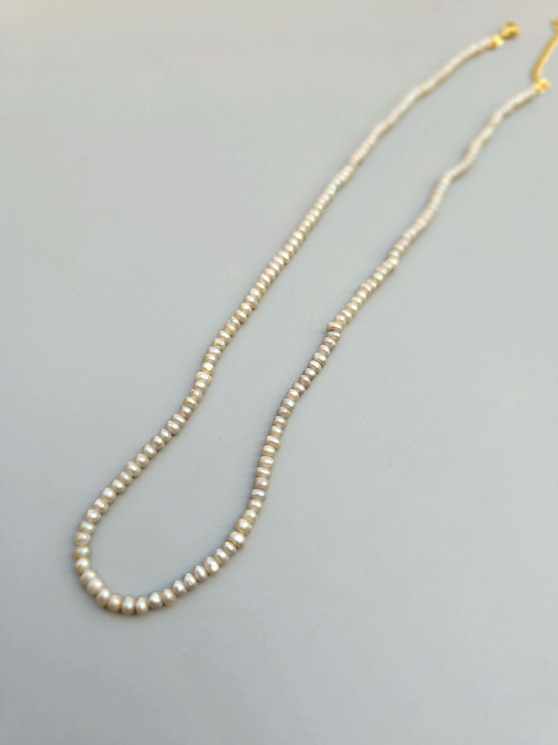 (Copy) (Copy) Shell Pearl Necklace Choker- Minimalist-Pearl Jewelry-Sairahaz Jewelers
