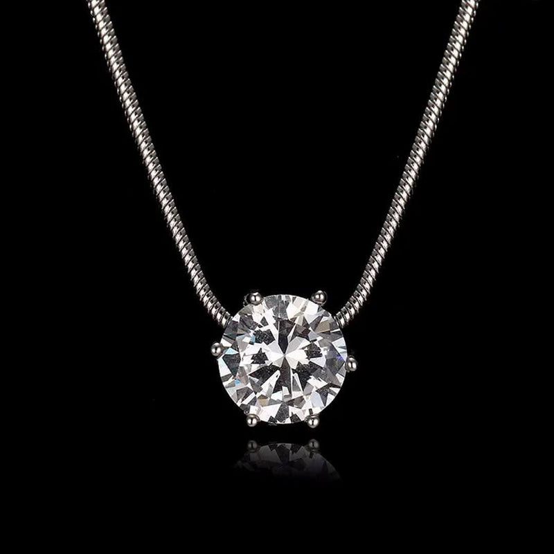 HearSJ And Arrows Zircon Luxury Jewelry Pendant Necklace-Pendant-Sairahaz Jewelers