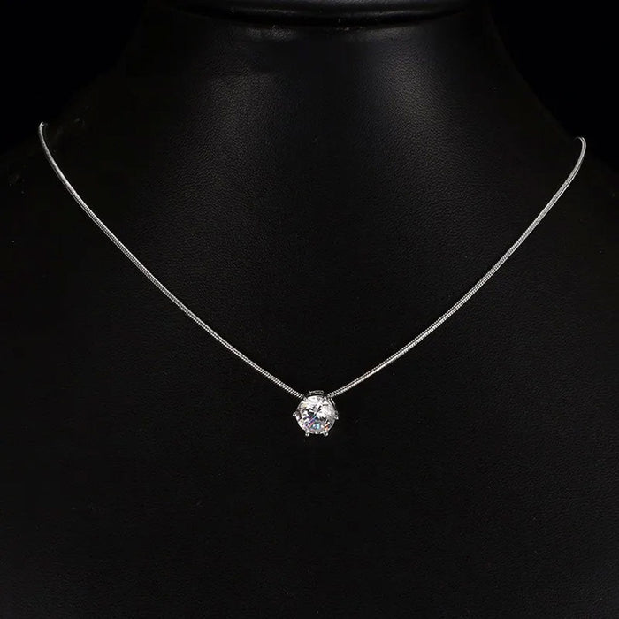 HearSJ And Arrows Zircon Luxury Jewelry Pendant Necklace