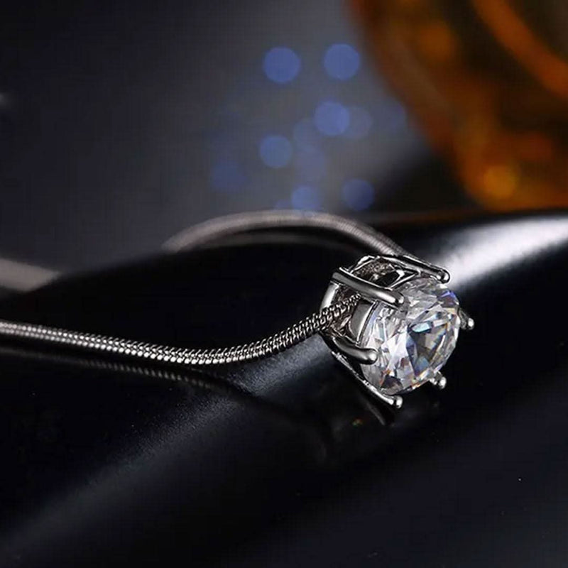 HearSJ And Arrows Zircon Luxury Jewelry Pendant Necklace-Pendant-Sairahaz Jewelers