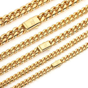 Clasp Stainless Steel Miami Cuban Chain-Cubin Chains-Sairahaz Jewelers