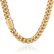 Clasp Stainless Steel Miami Cuban Chain-Cubin Chains-Sairahaz Jewelers