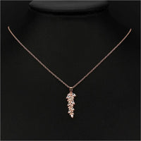 Geometric Drop Elegant Banquet Charm Necklace-Pendant-Sairahaz Jewelers