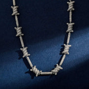 Retention Waterproof Hip Hop Xknot Necklace-Cubin Chains-Sairahaz Jewelers