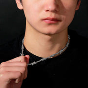 Retention Waterproof Hip Hop Xknot Necklace-Cubin Chains-Sairahaz Jewelers
