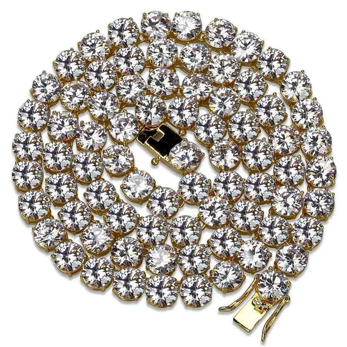 Iced Out Hip Hop Bling Tennis Chain