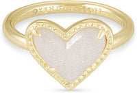 Kendra Scott Ari Heart Band Ring-Rings-Sairahaz Jewelers