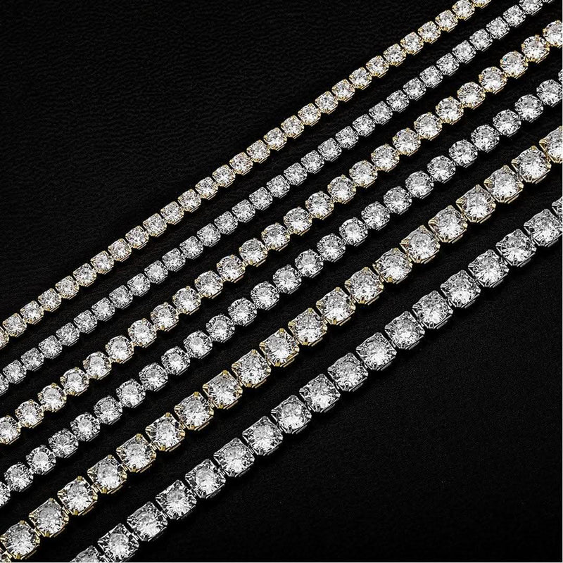 Hip Hop Micro Tennis Iced Out CZ Chain Necklace-Cubin Chains-Sairahaz Jewelers