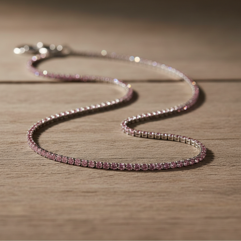 Hip Hop Micro Tennis Iced Out CZ Chain Necklace