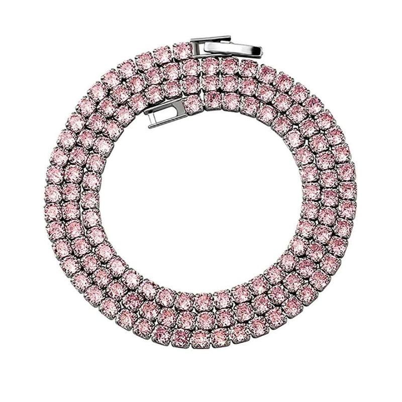 Hip Hop Micro Tennis Iced Out CZ Chain Necklace-Cubin Chains-Sairahaz Jewelers