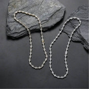 Classic Honeycomb Tennis Punk Chain Necklace-Cubin Chains-Sairahaz Jewelers
