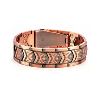 Bracelet magnétique pour hommes – Bracelet en cuivre de qualité supérieure, taille ajustable