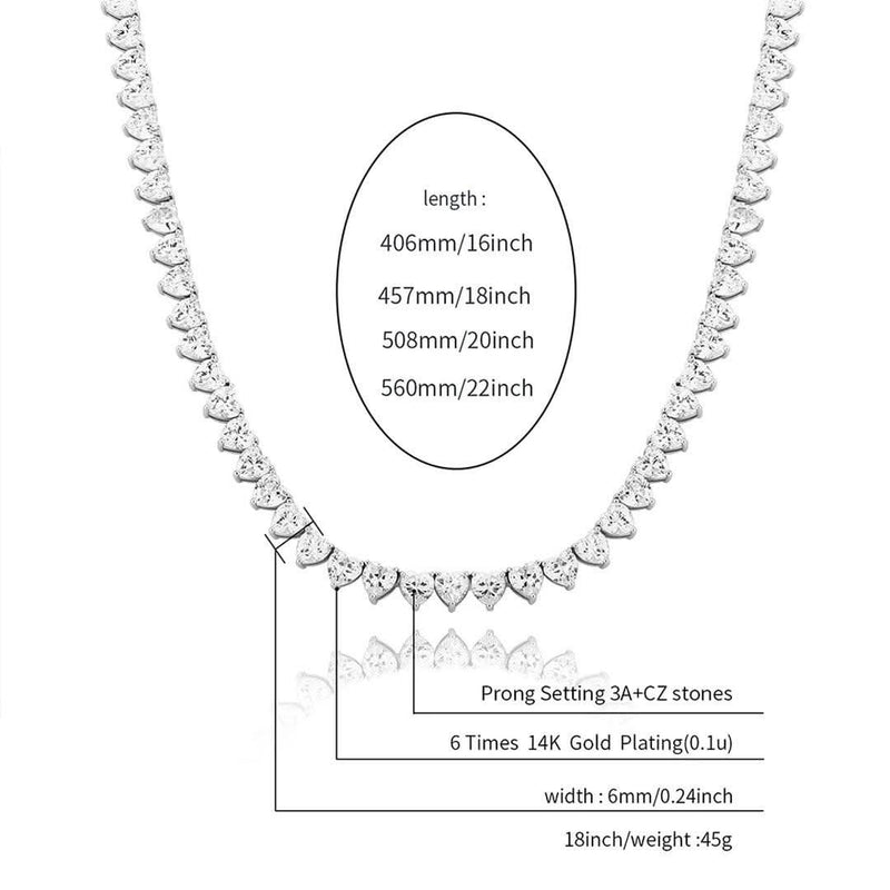 Gold Plated Hip Hop Iced Out CZ Necklace-Cubin Chains-Sairahaz Jewelers