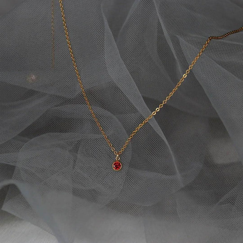 Timeless Zircon Accent Sterling Pendant-Pendant-Sairahaz Jewelers