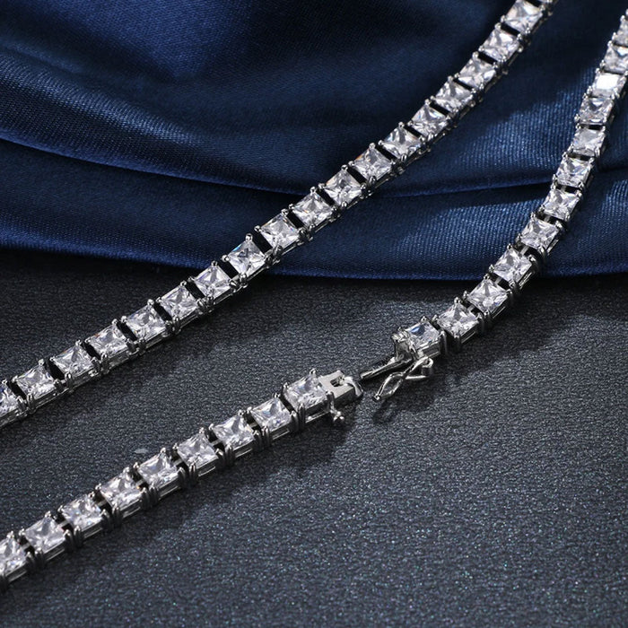 Square Luxury Cubic Zirconia Necklace