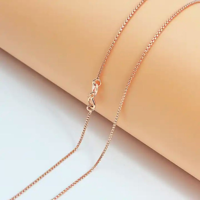 Box Chain Chain Necklace Minimalist Jewelry for Women Tiny Chain-chain-Sairahaz Jewelers