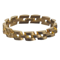 Wave band bracelet with a polished fluid design and modern sculpted shape