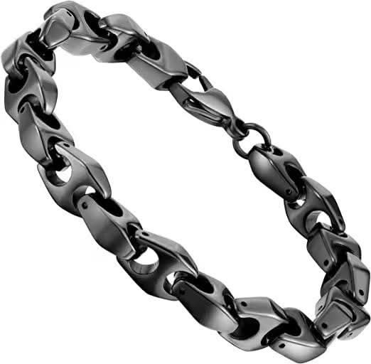 Biker Wish Bone Tungsten Carbide Bracelet-Bracelet-Sairahaz Jewelers