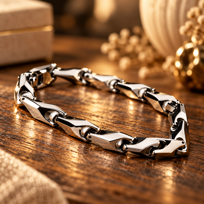 Premium Wish Bone Tungsten Bracelet