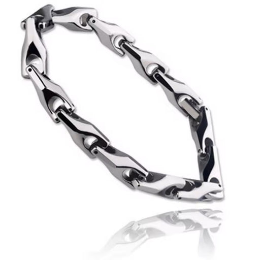 Biker Wish Bone Tungsten Carbide Bracelet-Bracelet-Sairahaz Jewelers