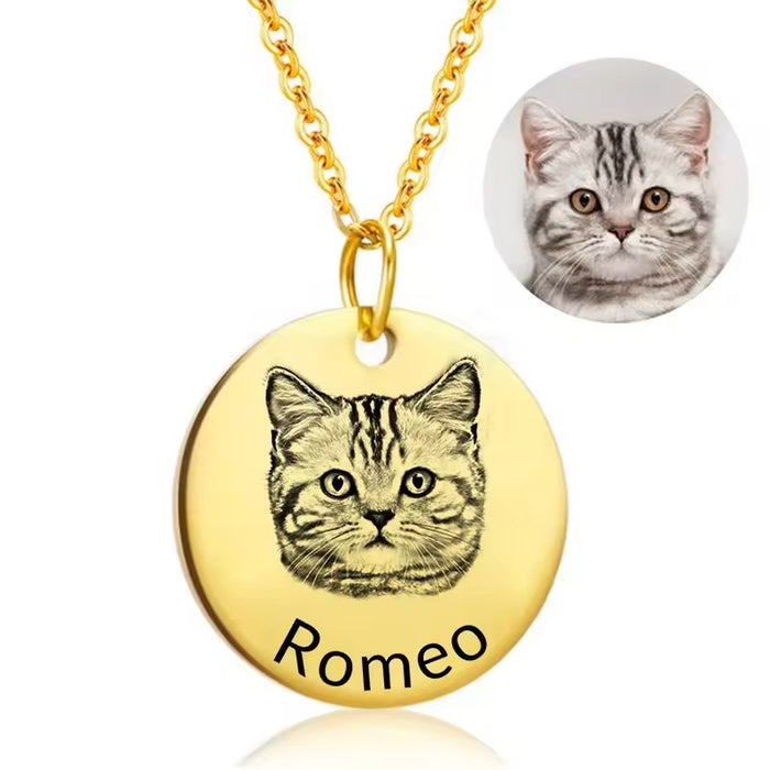 Cat Picture Necklace