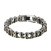 Motorcycle Bike Chain Bracelet for Men-Bracelet-Sairahaz Jewelers