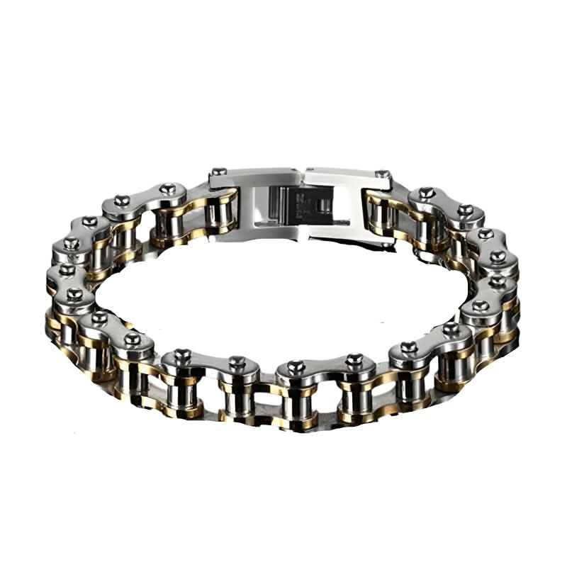 Motorcycle Bike Chain Bracelet for Men-Bracelet-Sairahaz Jewelers