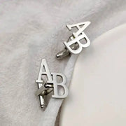 Custom Cuff Links: Add a Touch of You to Every Outfit - Name Cuff Link-Gift for him-Sairahaz Jewelers
