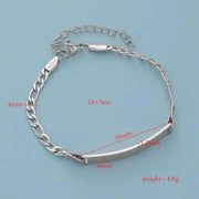 Adjustable Personalized Custom Name Bracelet ID Bracelet Custom-Custom Name Bracelet-Sairahaz Jewelers