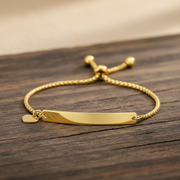 Adjustable Personalized Name Bracelet for Newborn