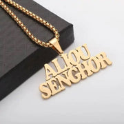 Men's Name Necklace Personalized Name Necklace-Custom Name Necklace-Sairahaz Jewelers