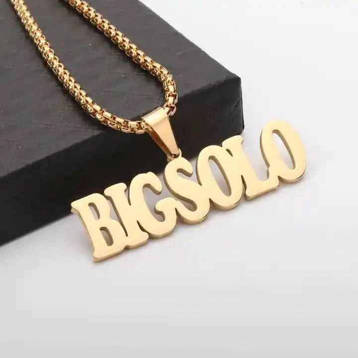 Men's Name Necklace Personalized Name Necklace-Custom Name Necklace-Sairahaz Jewelers